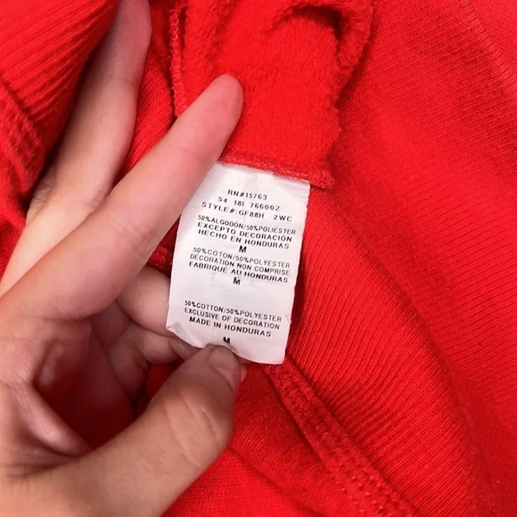 Champion Sweatshirt Mens Size M Red - Picture 4 of 9